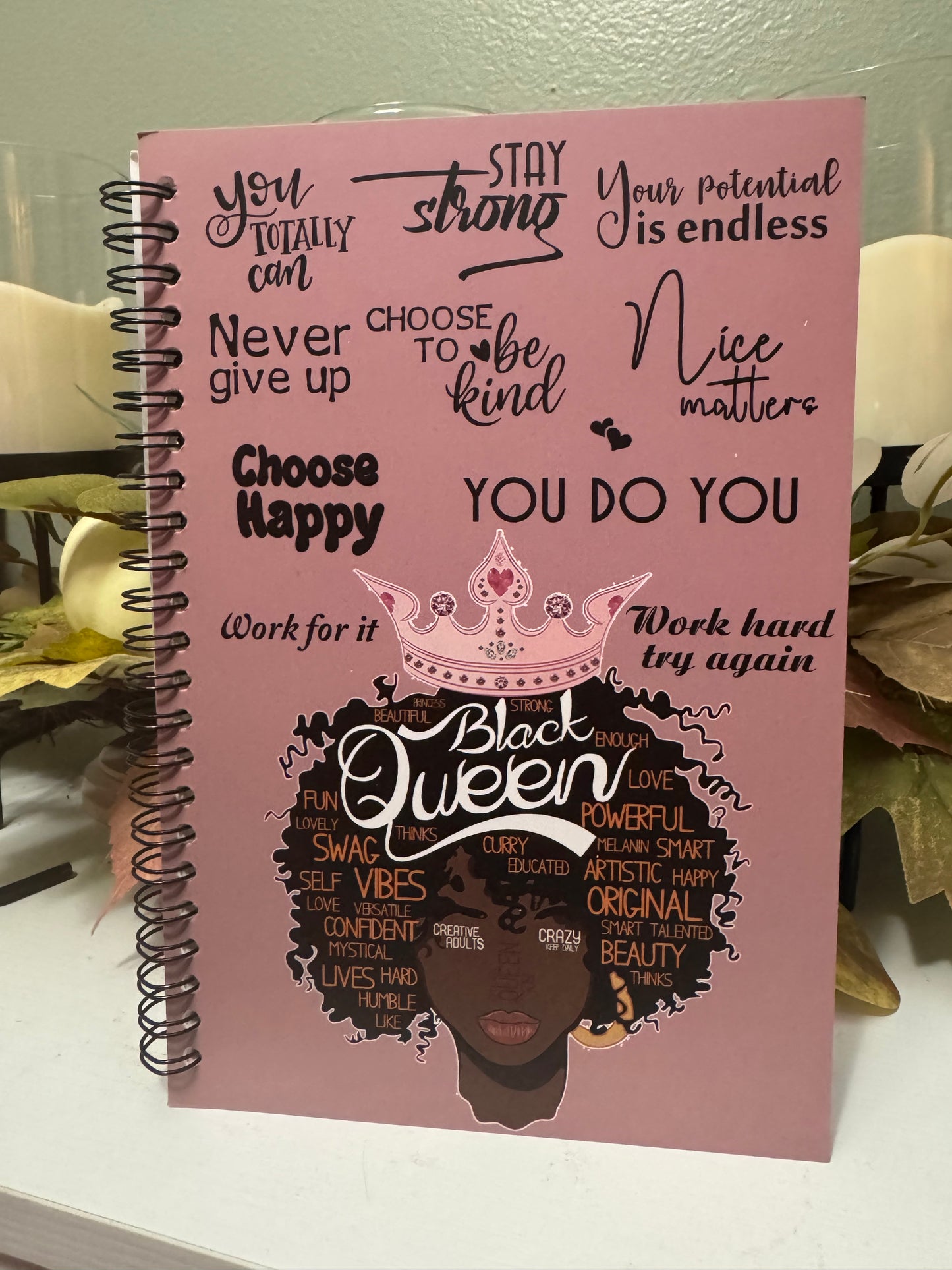 Inspirational Spiral Journal