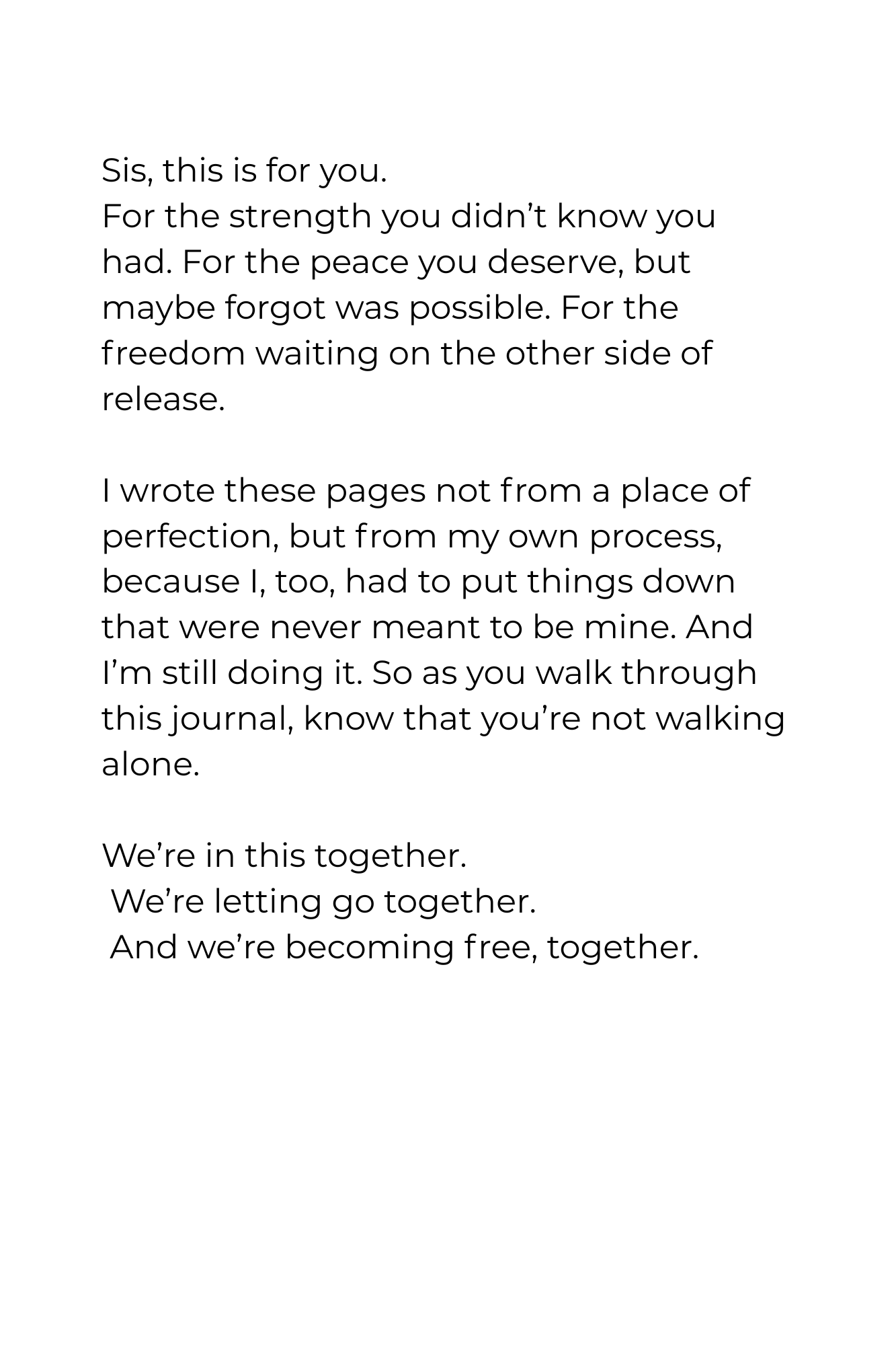 Let That *Ish Go: A guided journal to peace