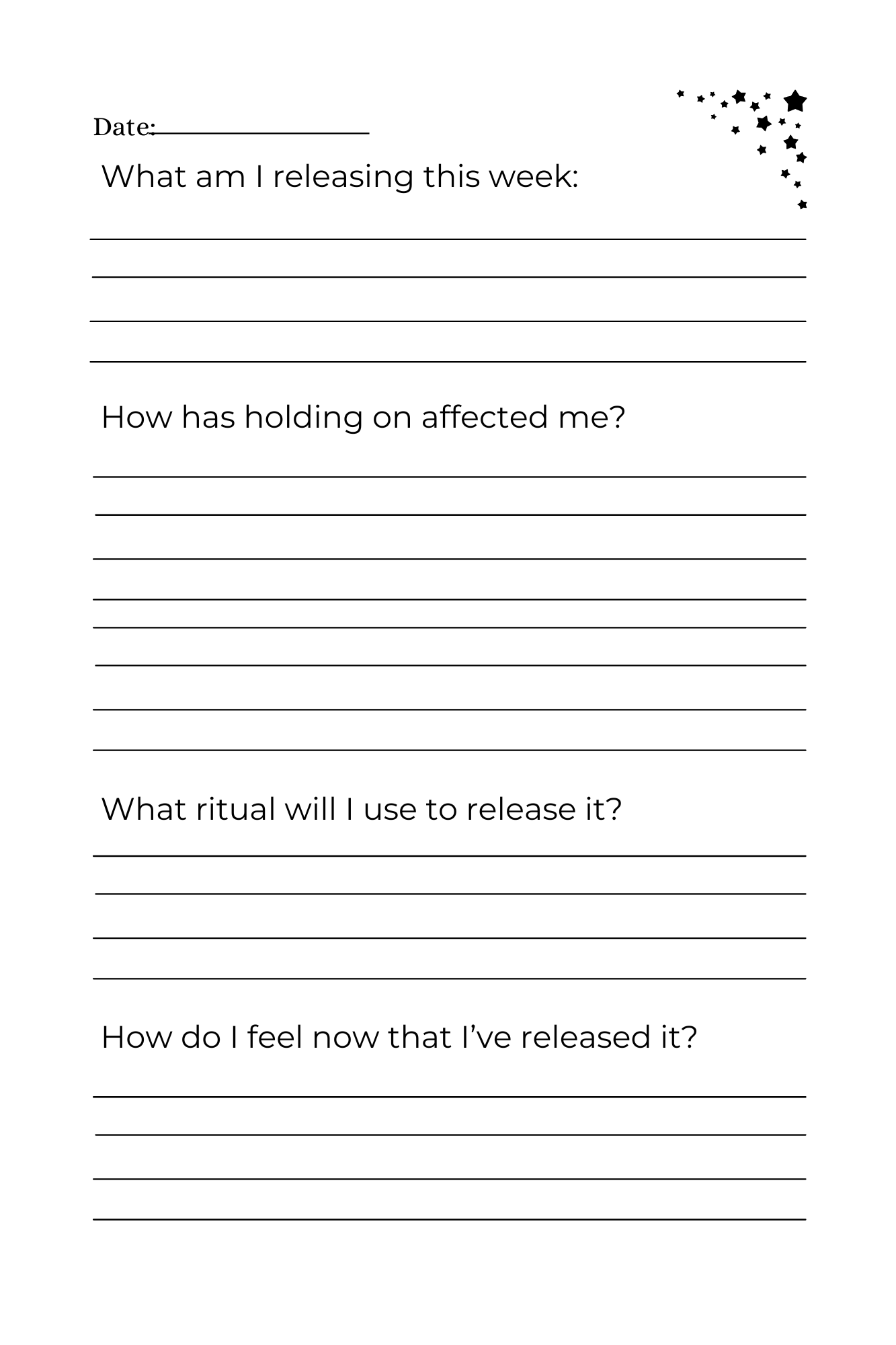 Let That *Ish Go: A guided journal to peace